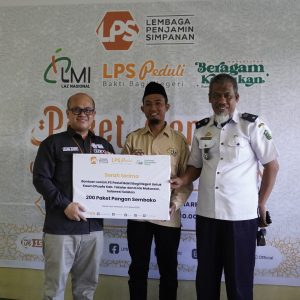 Kantor Perwakilan LPS III Bagikan 200 Paket Sembako