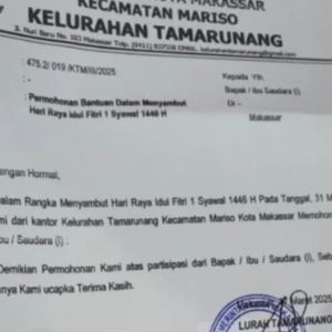 Lurah Tamarunang Viral karena Minta THR kepada Masyarakat, Ini Kata Wali Kota Makassar