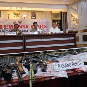 Tim Gabungan Polda Sulut Amankan Pelaku Kepemilikan Senjata Angin Rakitan Ilegal