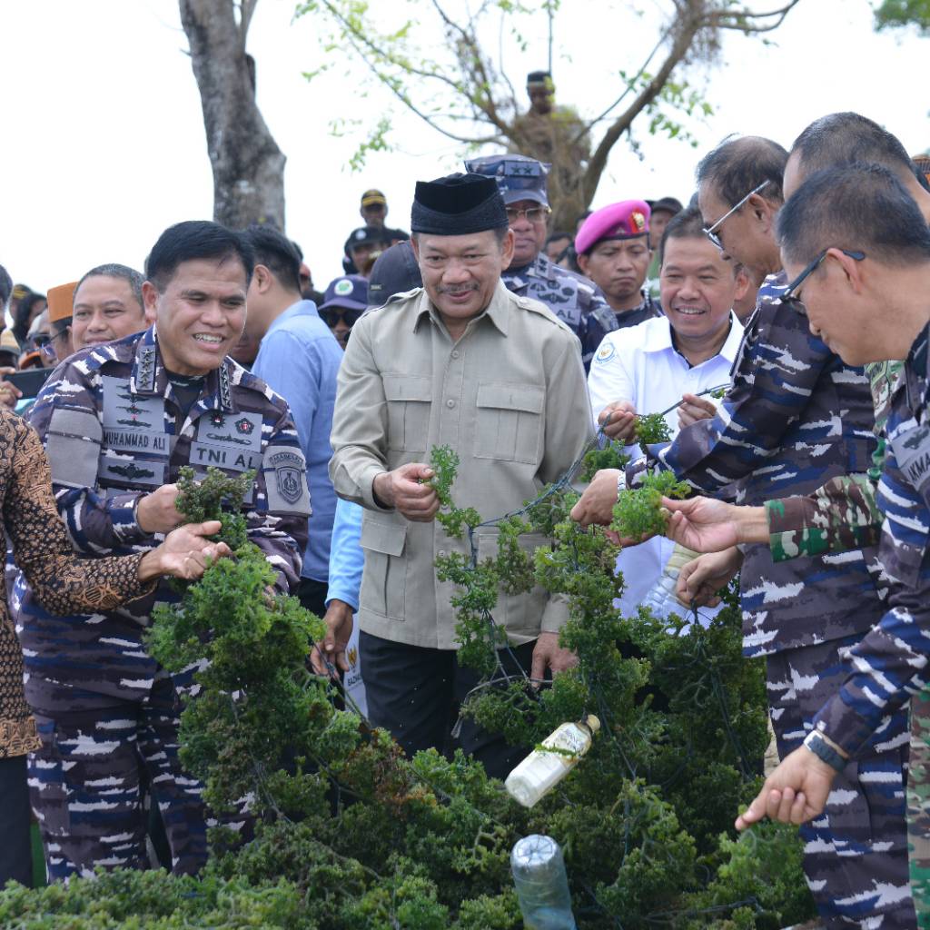 KASAL Tinjau Program Ketahanan Pangan TNI AL di Takalar, Dorong Kemandirian Pangan dan Kesehatan Masyarakat