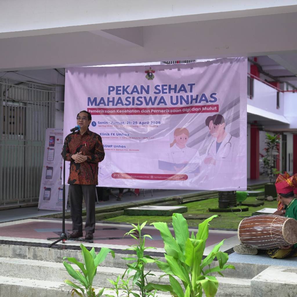 Rektor Unhas: Kesehatan adalah Kekayaan yang Tak Ternilai