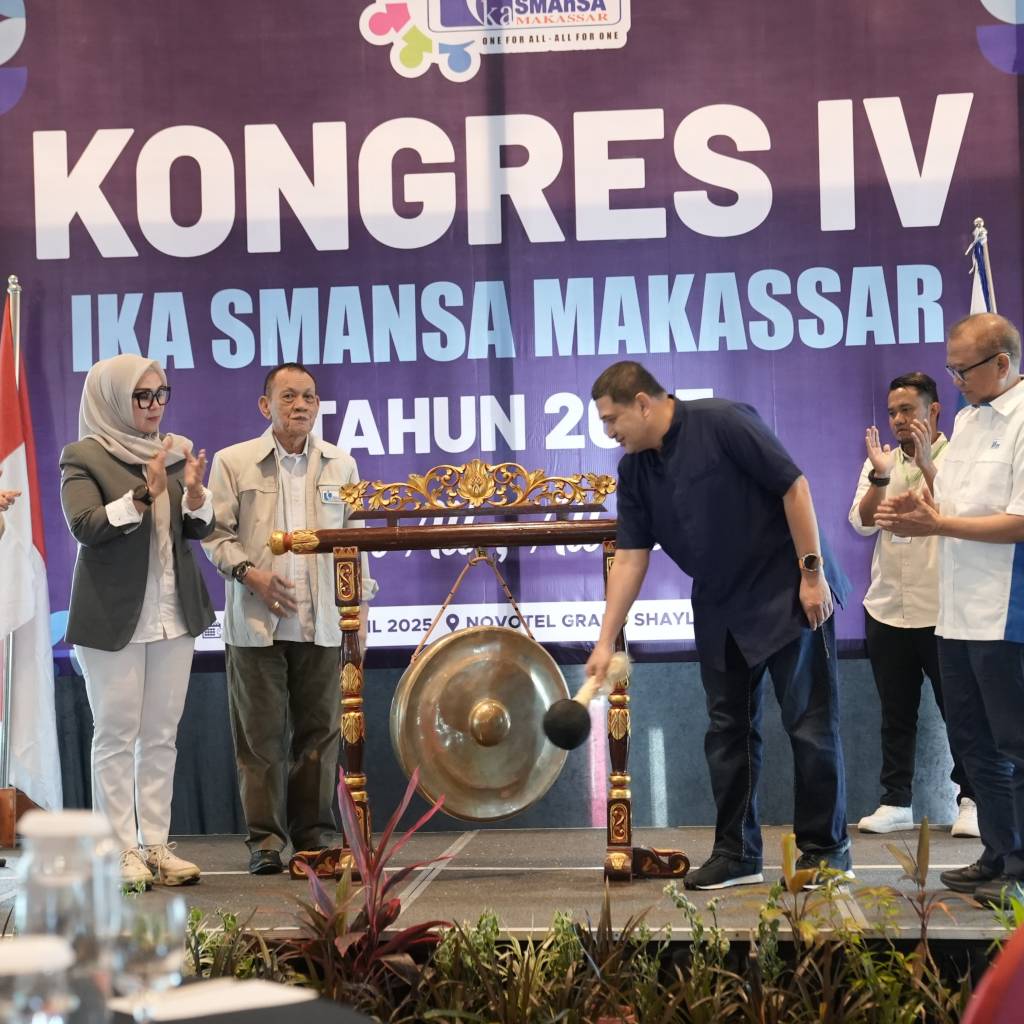 Kongres IV IKA SMANSA, Munafri Ajak Alumni Berkolaborasi Atasi Tantangan Sosial di Makassar