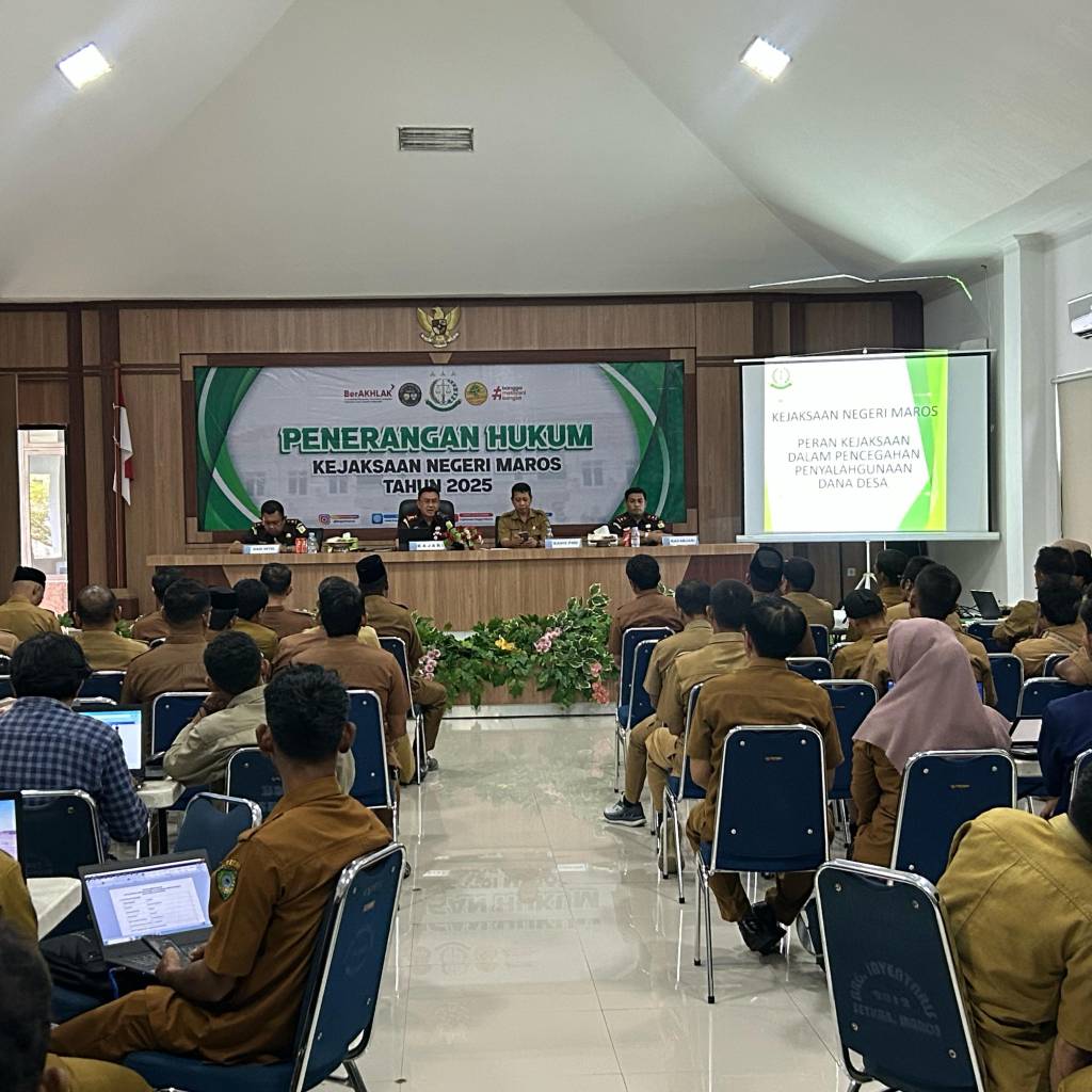 Kejari Maros Luncurkan Program Jaksa Garda Desa