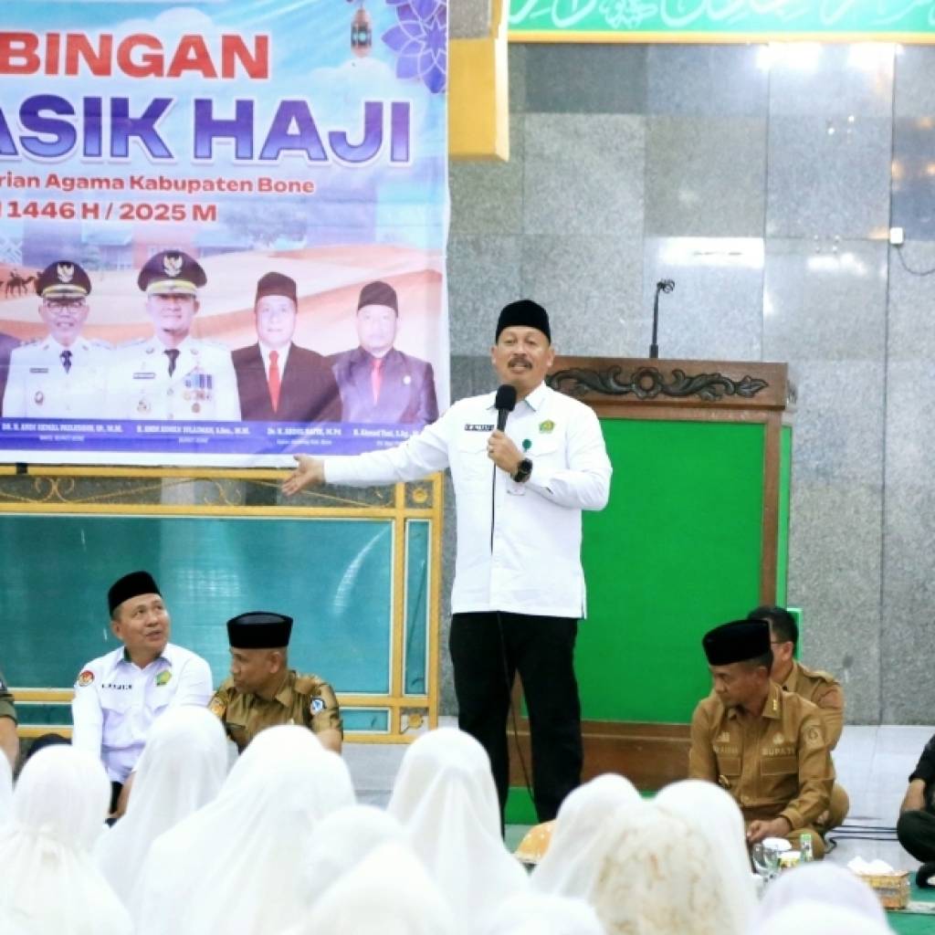 Berangkatkan 775 Calon Haji, Pemkab Bone Gelar Bimbingan Manasik Haji