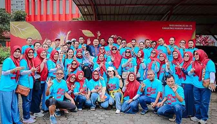 Bupati Barru Hadiri Dies Natalis FH Unhas: Dorong Alumni Jadi Profesional Unggul