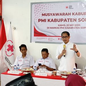 PMI Kabupaten Soppeng Sukses Gelar Muskab, Selle KS Dalle Terpilih Sebagai Ketua