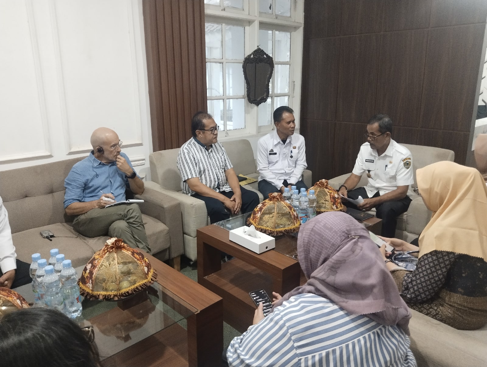 Rombongan Bank Dunia Diterima Pj Sekda & Kadis Pertanian Barru