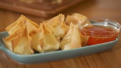 Resep Crab Rangoon, Pangsit Goreng Isi Crab Stick & Cream Cheese