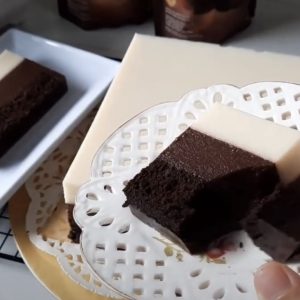 Puding Lapis Cokelat Brownies, Kudapan Manis yang Lezat