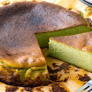 Matcha Burnt Cheesecake, Dessert Lembut dan Creamy
