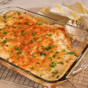 Resep Spaghetti Brulee dengan Saus Bechamel yang Creamy dan Gurih