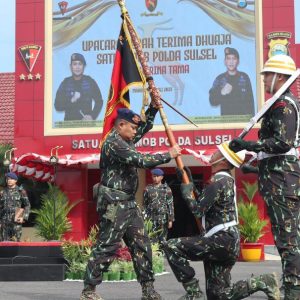 Kombes Pol. Muhammad Ridwan Resmi Jabat Dansat Brimob Polda Sulsel Gantikan Kombes Pol. Heru Novianto