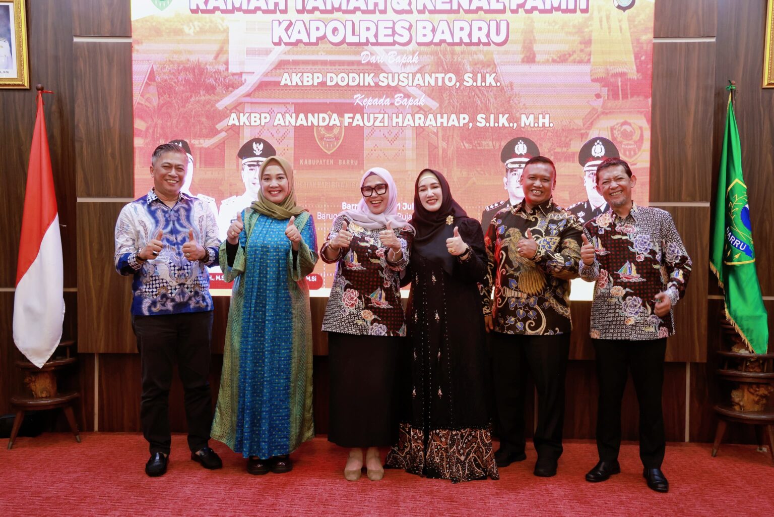 Kenal Pamit Kapolres Barru Berlangsung Haru & Hangat Bersama Forkopimda