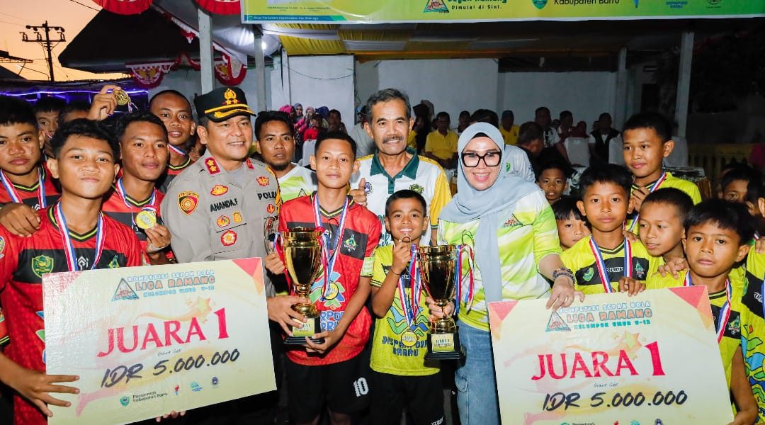 Liga Ramang 2025 U-12 & U-15 Resmi Ditutup, Bupati Barru Apresiasi Talenta Muda