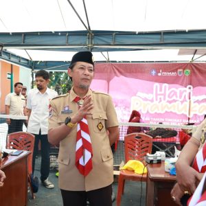 Ketua PMI Barru Resmi Dilantik Sebagai Pengurus Kwarcab, Gelar Donor Darah Peringati Hari Pramuka ke-64
