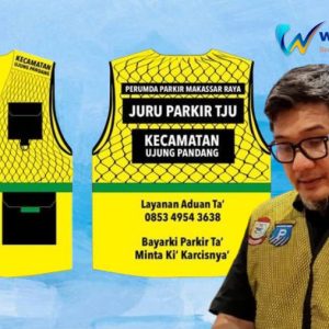 Perumda Parkir Makassar Ubah Rompi Jukir Jadi Kuning, Siap Sambut Pembayaran QRIS