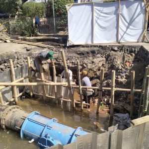 PDAM Makassar Tuntaskan Koneksi Pipa Distribusi Utama di Pa’baeng-Baeng