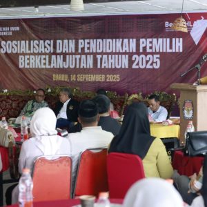Pj Sekda Barru Hadiri Sosialisasi Pendidikan Pemilih, Tekankan Pentingnya Perkuat Pilar