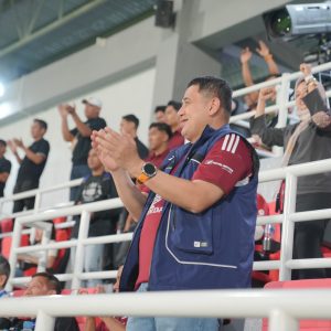 Munafri-Aliyah Saksikan PSM Hajar Persija 2-0 di Parepare