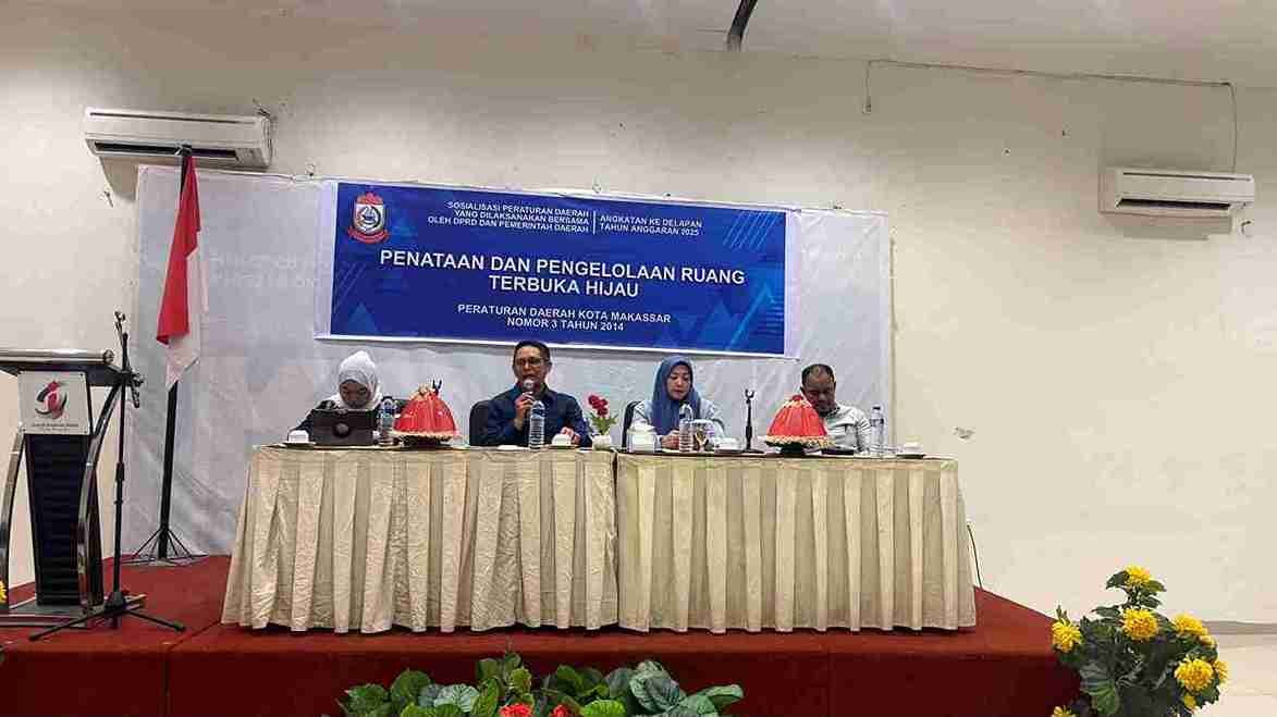 Ketua DPRD Makassar Supratman Dorong Kesadaran Lingkungan Lewat Sosialisasi Perda RTH