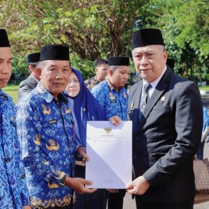 Upacara Hari Kesaktian Pancasila di Barru, Wabup Abustan Jadi Irup dan Sekaligus Serahkan SK CPNS, PPPK, dan Pensiun