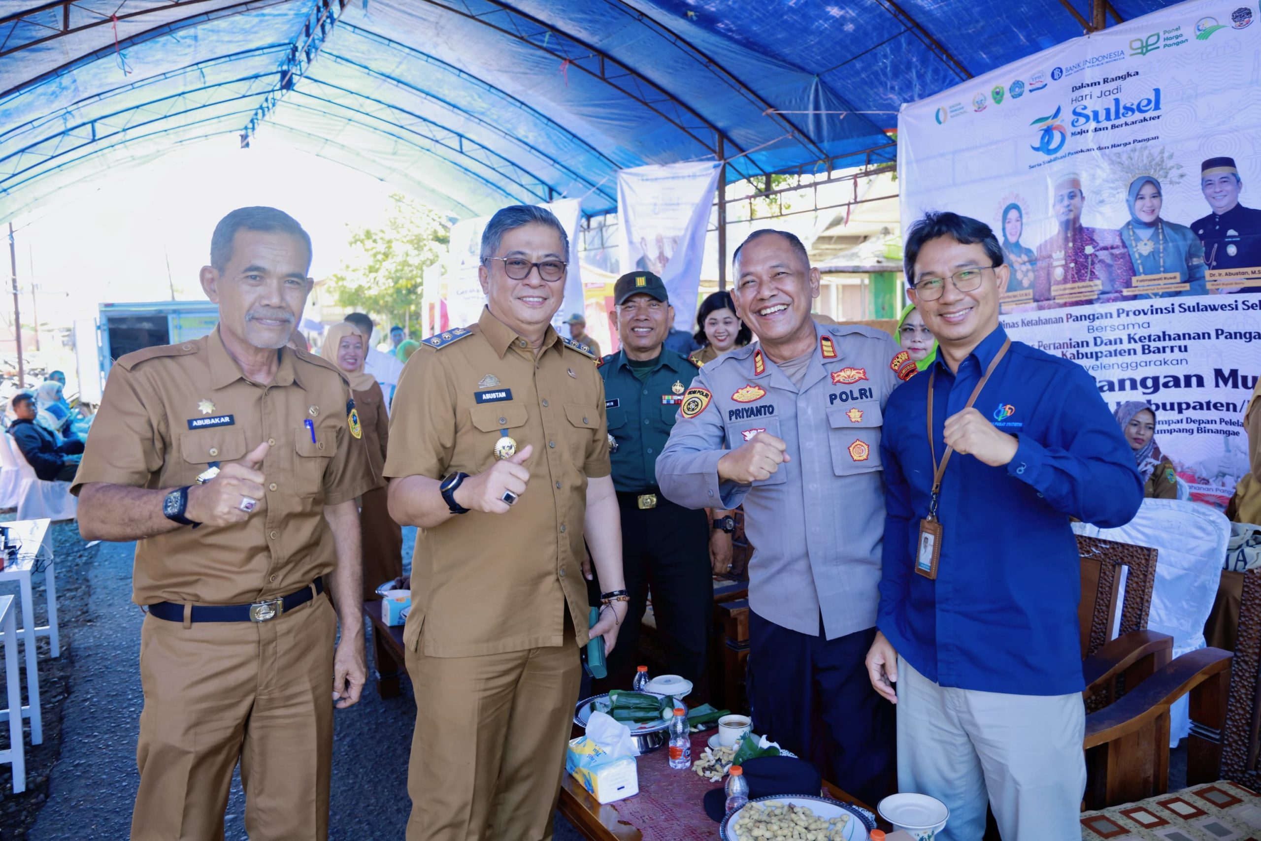 Wabup Abustan Hadiri Gerakan Pangan Murah Serentak, Dukung Langkah Pemprov Sulsel Kendalikan Inflasi