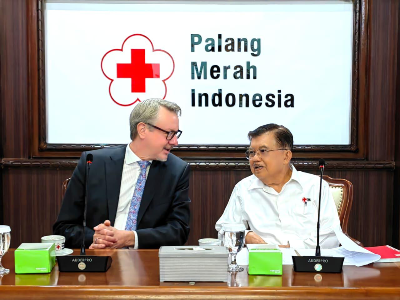 Jusuf Kalla Sambut Delegasi IFRC, Bahas Aksi Antisipatif dan Ketangguhan Lokal di Indonesia