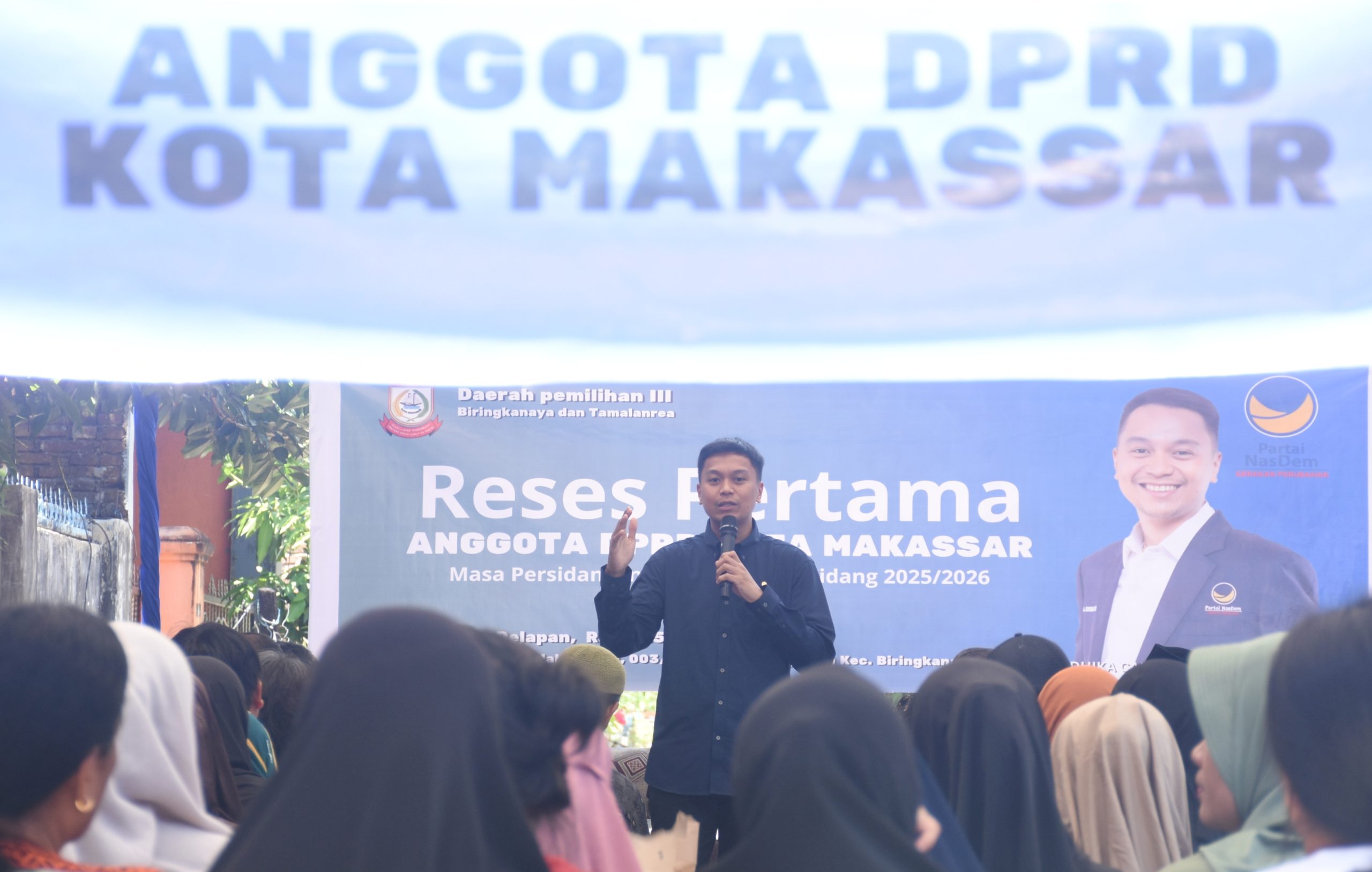 Odhika Akhiri Reses di Biringkanaya dengan Penyerapan Aspirasi Warga Seputar Iuran Sampah dan Drainase