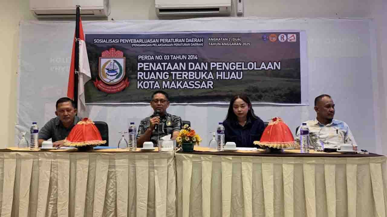 DPRD Komit Dukung RTH Berkualitas demi Kota Makassar yang Sehat dan Berkelanjutan