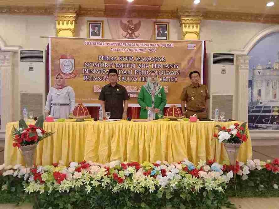 Ir. H. Muchlis A. Misbah Tekankan Pentingnya Ruang Hijau di Tengah Kota Lewat Sosialisasi Perda RTH