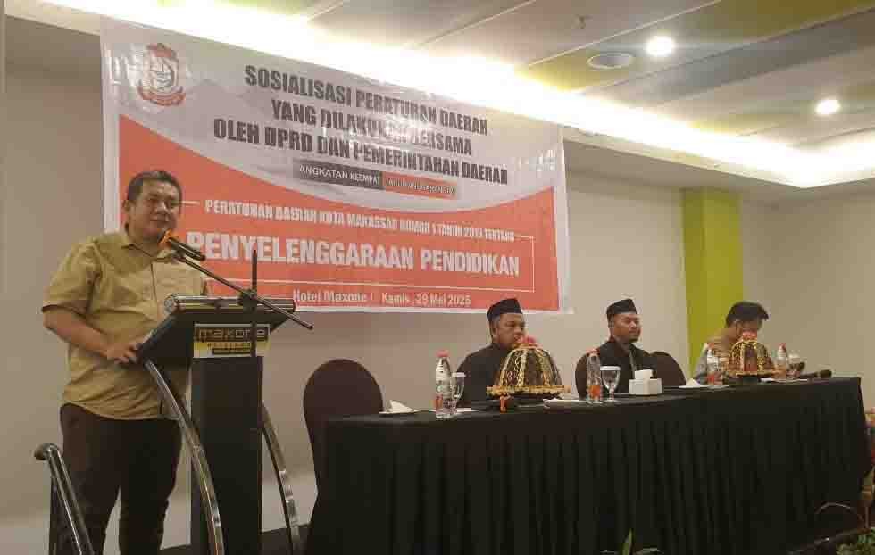 Perda Pendidikan Makassar Disosialisasikan, DPRD Soroti Pemerataan dan Pengawasan Sekolah