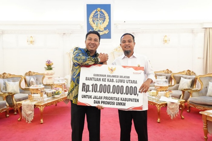 Gubernur Sulsel Resmikan Penyerahan Bantuan Rp10 Miliar untuk Luwu Utara guna Mempercepat Pembangunan Seko