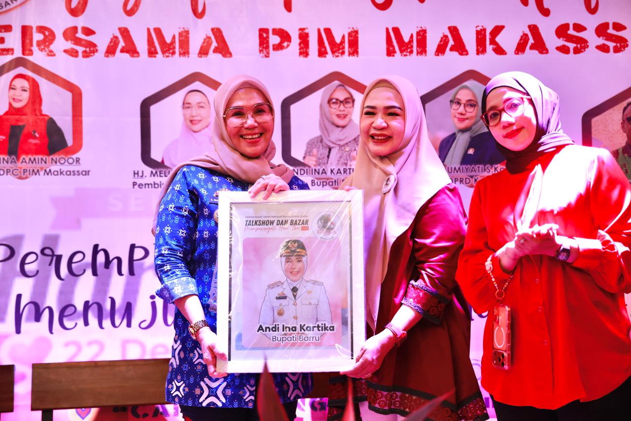 Peringati Hari Ibu, Bupati Barru Andi Ina Jadi Pembicara Talkshow Pemberdayaan Perempuan di Makassar