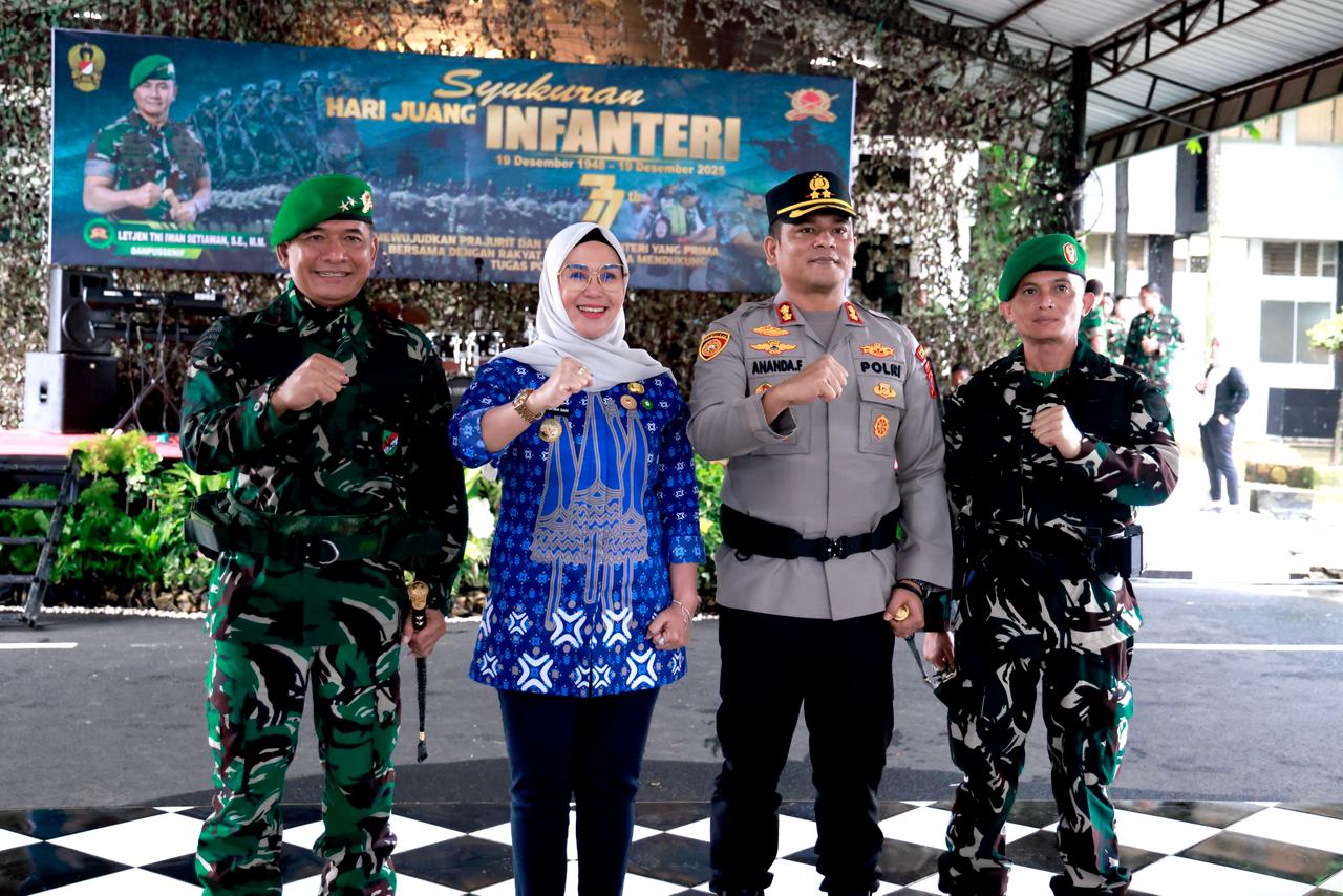 Bupati Barru Hadiri Hari Juang Infanteri ke-77 di Kodam XIV Hasanuddin