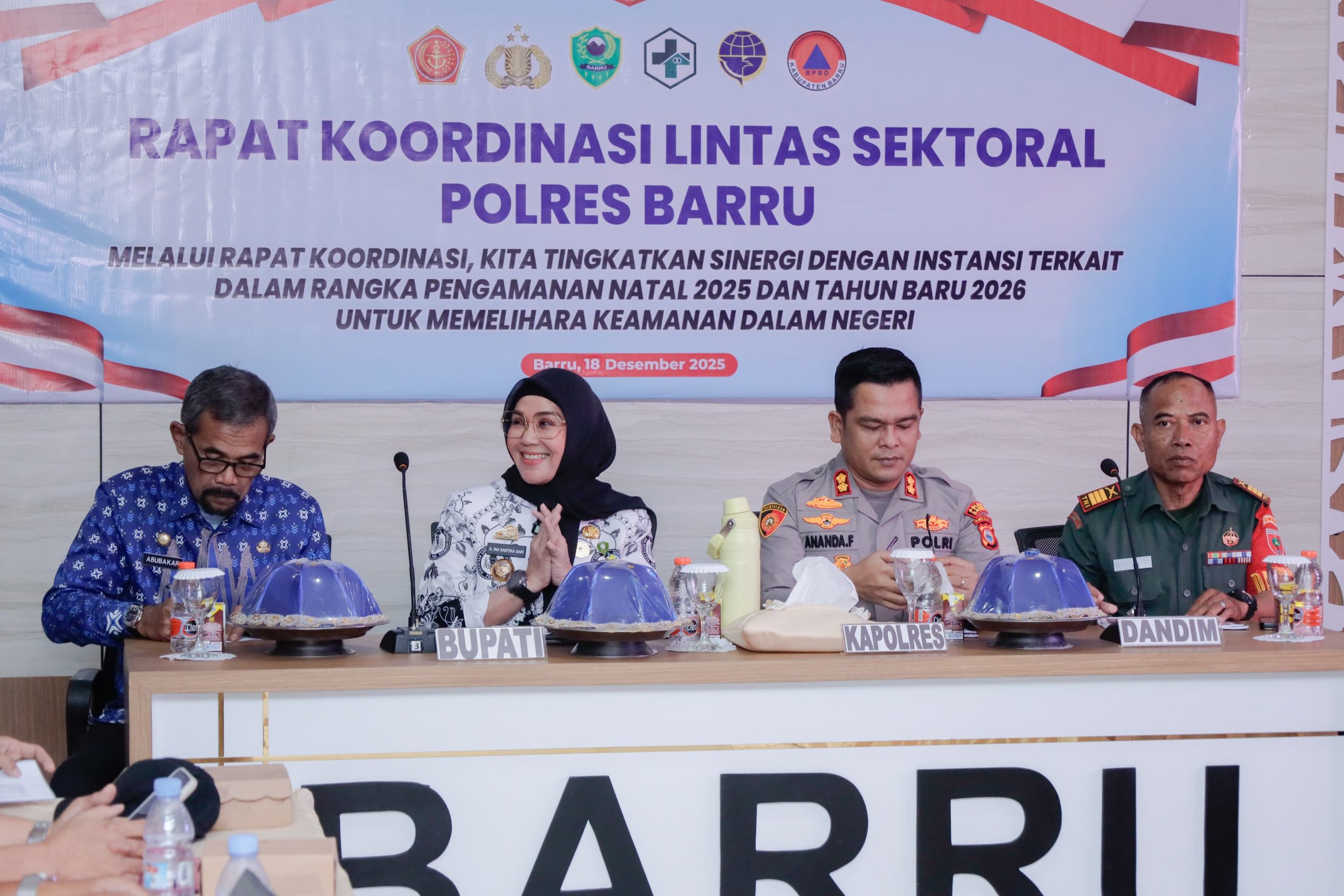 Pemkab Barru Pastikan Natal 2025 dan Tahun Baru 2026 Aman dan Kondusif
