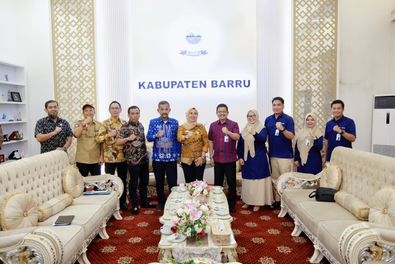 Bupati Barru dan Pj Sekda Abu Bakar Mengadakan Audiensi dengan Kepala BPJS Cabang Pare Pare