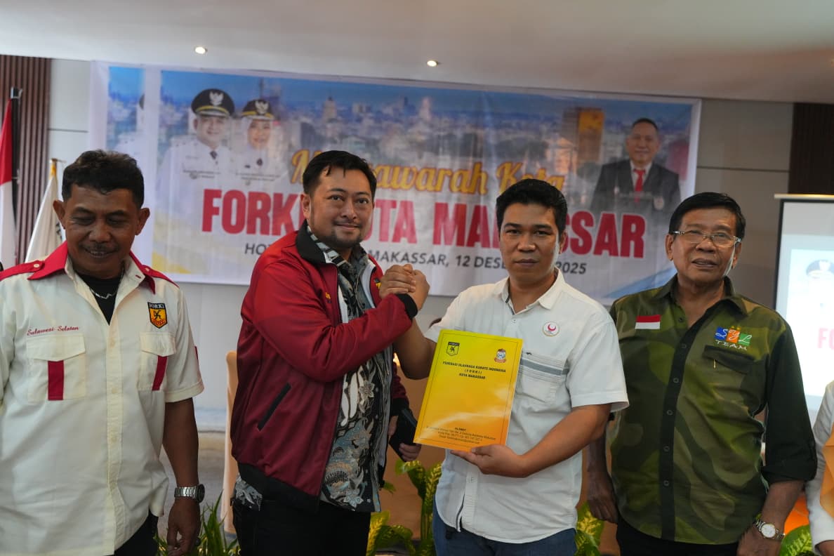 Andi Asminullah Terpilih Aklamasi sebagai Ketua FORKI Kota Makassar 2025–2029