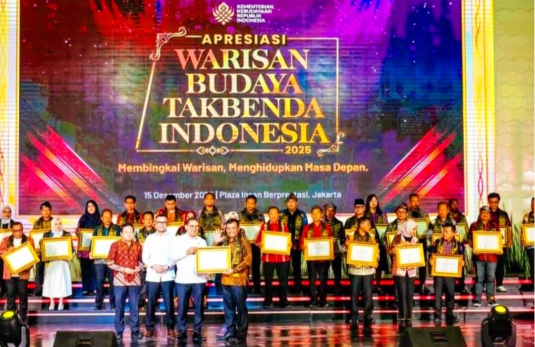 Ubek Dayak dan Batu Narit Pa’manit Ditetapkan Warisan Budaya Nasional, Kaltara Torehkan Prestasi di Anugerah WBTbI 2025