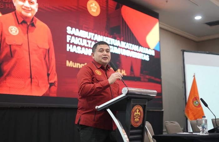 Munafri Arifuddin Tekankan Pentingnya Peran dan Kontribusi Alumni FH Unhas dalam Rapat Kerja