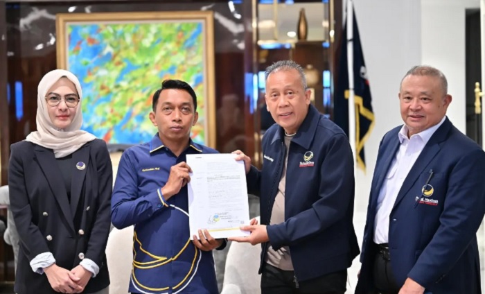 Syaharuddin Alrif Resmi Memimpin NasDem Sulsel, Andi Rachmatika Dilantik sebagai Sekretaris