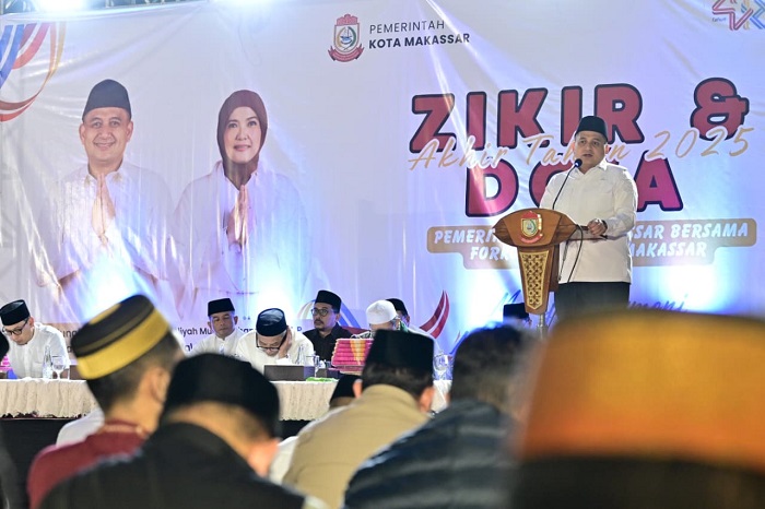 Munafri dan Aliyah Ciptakan Momentum Refleksi Melalui Zikir dan Doa Akhir Tahun 2025 Pemkot Makassar