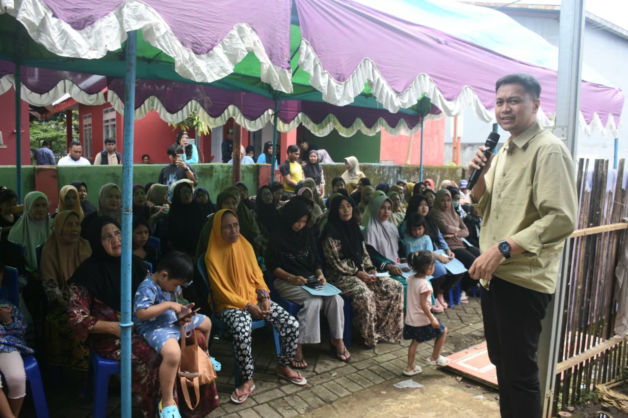 Reses di Tiga Titik, Andi Odhika Serap Aspirasi Warga Tamalanrea dan Biringkanaya