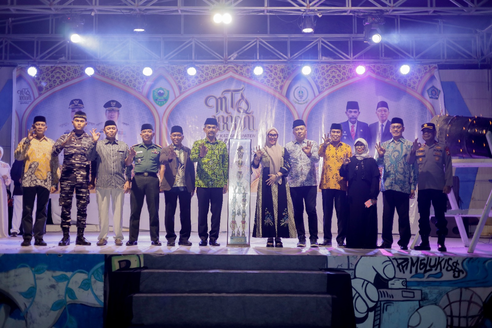 MTQ ke-37 Kabupaten Barru Resmi Dibuka, 114 Peserta Siap Syiar Nilai Al-Qur’an