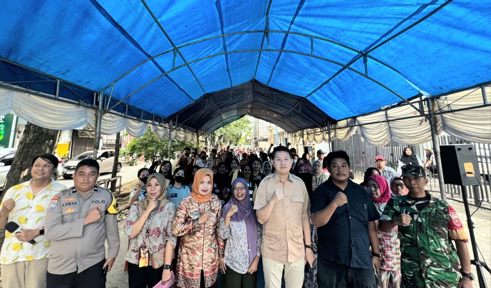 Eric Horas Serap Aspirasi Warga Makassar, Soroti Drainase hingga Bansos