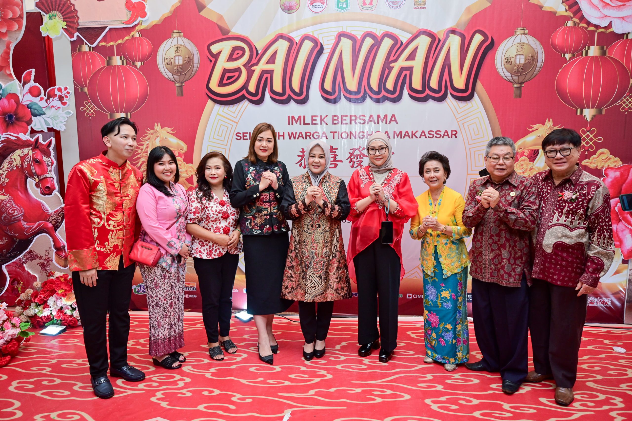 Fatmawati Rusdi dan Ribuan Warga Makassar Rayakan Imlek 2026