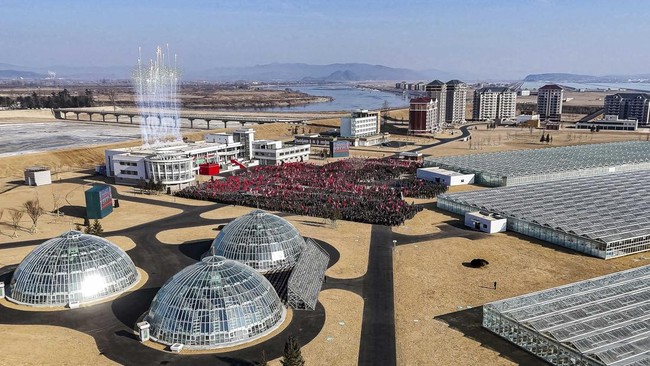 Kim Jong Un Percepat Proyek Pembangunan Pedesaan di Seluruh Korea Utara