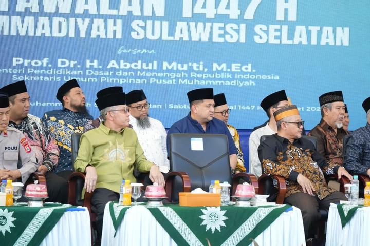 Wali Kota Makassar dan Mendikdasmen RI Dorong Sinergi Pembangunan dalam Syawalan Muhammadiyah Sulsel