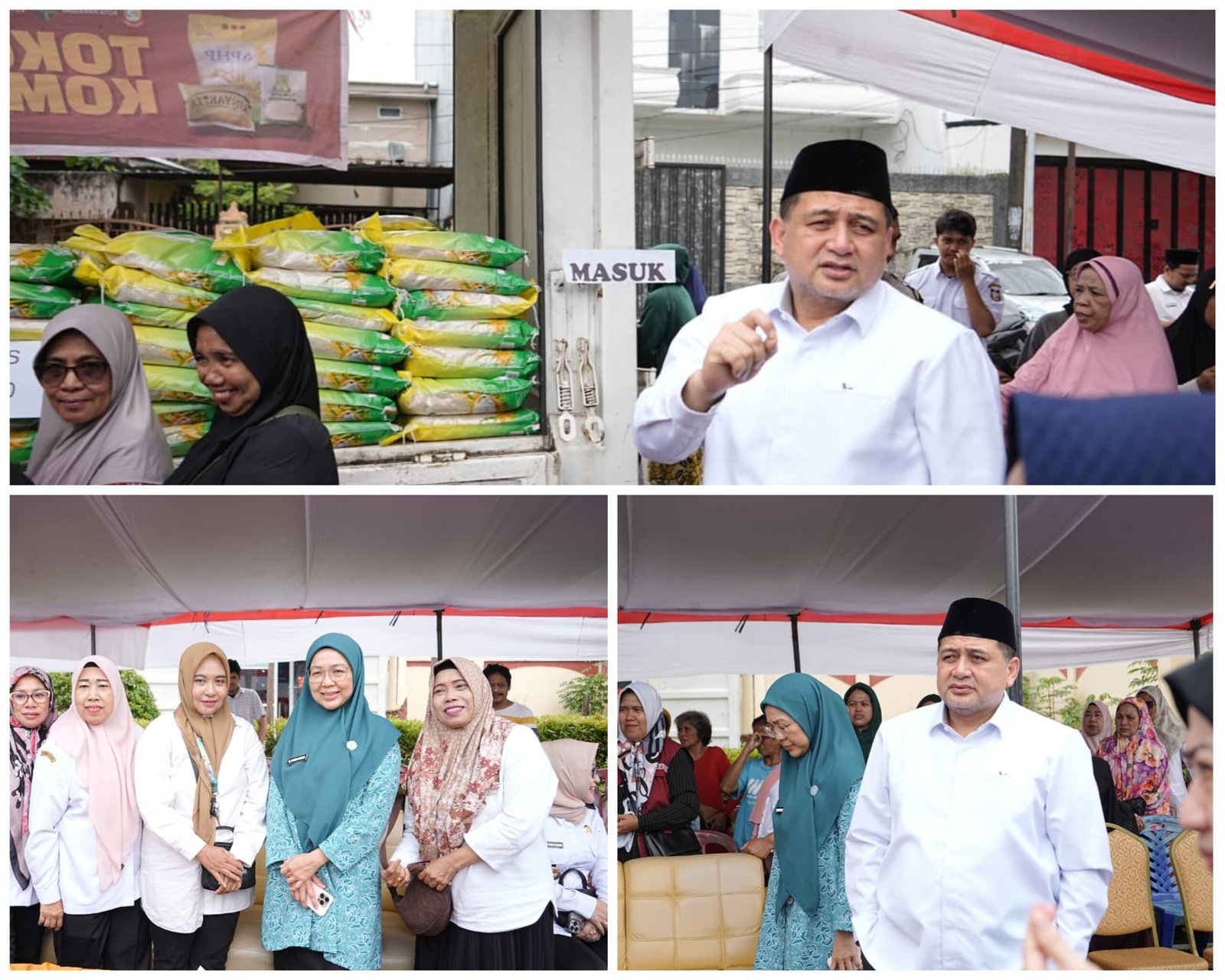 Wali Kota Munafri & Ketua TP PKK Tinjau Pasar Murah, Jamin Harga Pangan Stabil Jelang Idulfitri