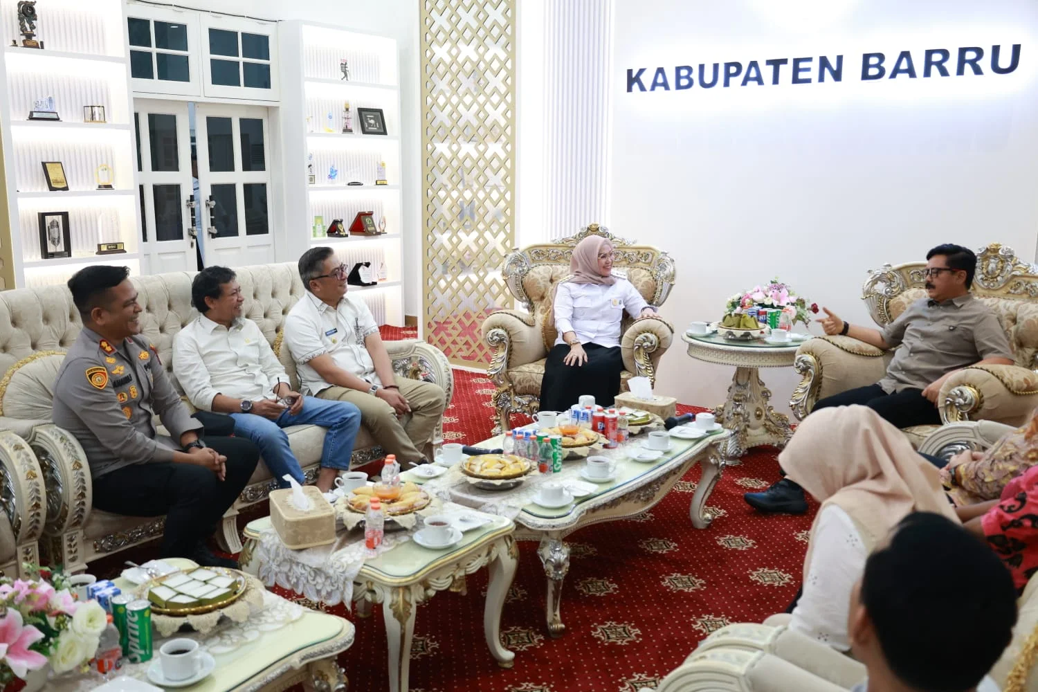 Bupati Barru Terima Kunjungan Hadi Tjahjanto, Bahas Peluang Investasi dan Pertanian