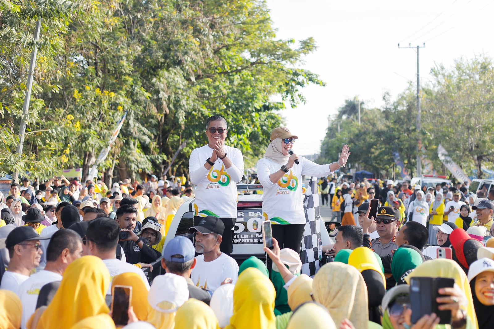 5.333 Peserta Meriahkan Jalan Santai Hari Jadi Barru ke-66